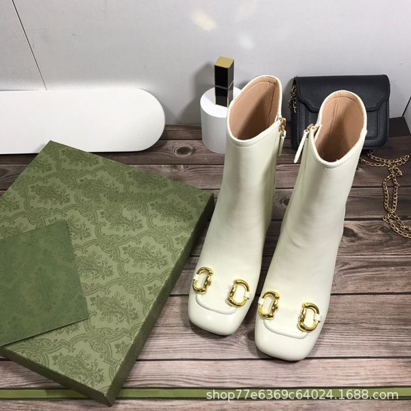 60% off sale french thick heel short boots women's new square head side zipper martin middle tube horse rank buckle elastic thin, Black
60% off sale french thick heel short boots women's new square head side zipper martin middle tube horse rank buckle elastic thin, Black