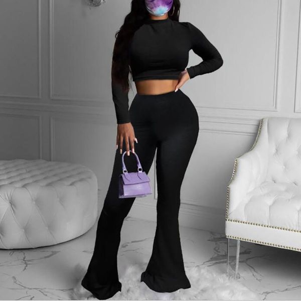 women's two piece pants spring autumn lady slim flare pant suit women bodycon long sleeve skinny solid set casual high waist party club, White
women's two piece pants spring autumn lady slim flare pant suit women bodycon long sleeve skinny solid set casual high waist party club, White