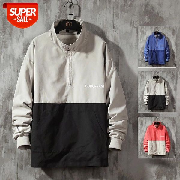 hooded jackets men new patchwork color block pullover jacket fashion tracksuit coat men hip hop streetwear jacket #dg5h, Black
hooded jackets men new patchwork color block pullover jacket fashion tracksuit coat men hip hop streetwear jacket #dg5h, Black