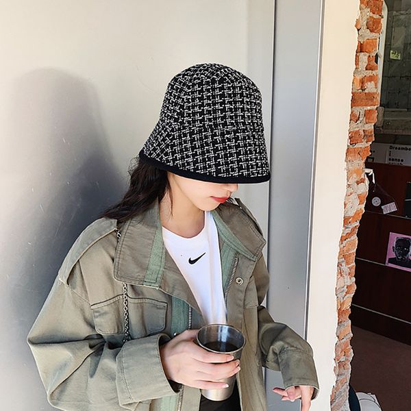 womens check bucket hat autumn and winter bonnet tide brand wild fashion out designer hats mens cap, Blue;gray
womens check bucket hat autumn and winter bonnet tide brand wild fashion out designer hats mens cap, Blue;gray