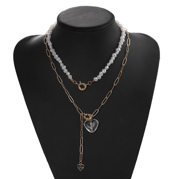 multi chain pearl necklace japanese and korean net red with the same temperament versatile fashion jewelry wom, Silver
multi chain pearl necklace japanese and korean net red with the same temperament versatile fashion jewelry wom, Silver