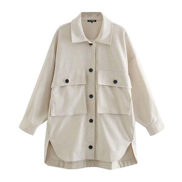 women's jackets women fashion pockets oversized asymmetric and coat vintage long sleeve button-up female outerwear chic 2021, Black;brown
women's jackets women fashion pockets oversized asymmetric and coat vintage long sleeve button-up female outerwear chic 2021, Black;brown