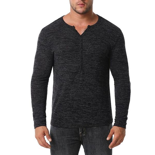 men's t-shirts fashion button up t shirt men 2021 autumn v neck long sleeve tshirt slim fit waffle cotton t-shirt male camiseta hombre, White;black
men's t-shirts fashion button up t shirt men 2021 autumn v neck long sleeve tshirt slim fit waffle cotton t-shirt male camiseta hombre, White;black