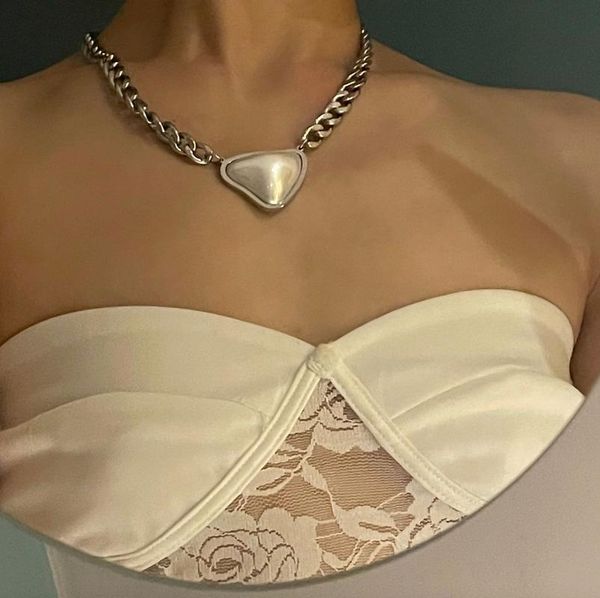 pendant necklaces trendy heart pearl clavicle chain for women silver color hollow metal adjustable single layer nacklace jewelry 1972
pendant necklaces trendy heart pearl clavicle chain for women silver color hollow metal adjustable single layer nacklace jewelry 1972