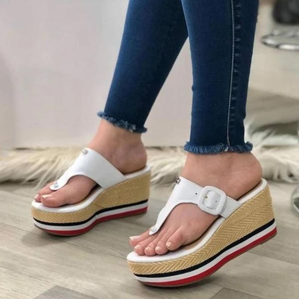 slippers flip flops thick bottom platform high heels women clip toe ladies sandals summer female footwear casual woman slides, Black
slippers flip flops thick bottom platform high heels women clip toe ladies sandals summer female footwear casual woman slides, Black