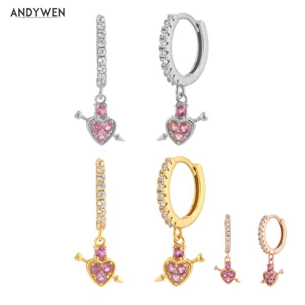 dangle & chandelier andywen 925 sterling silver gold love pendant pink pave clear zircon piercing drop earring wedding gift valentiens clips
dangle & chandelier andywen 925 sterling silver gold love pendant pink pave clear zircon piercing drop earring wedding gift valentiens clips