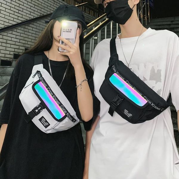 waist bags couple chest bag fashion brand shoulder street trend reflective japanese female messenger
waist bags couple chest bag fashion brand shoulder street trend reflective japanese female messenger