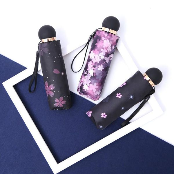 oloey mini small three folding parasol sunscreen cherry blossoms umbrella rain women and men with flowers guarda chuva parapluie
oloey mini small three folding parasol sunscreen cherry blossoms umbrella rain women and men with flowers guarda chuva parapluie