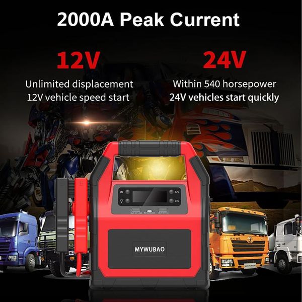 humidifiers jump starter for car 12v 24v 45000mah battery power station emergency supply bank outdoors camping traveling
humidifiers jump starter for car 12v 24v 45000mah battery power station emergency supply bank outdoors camping traveling