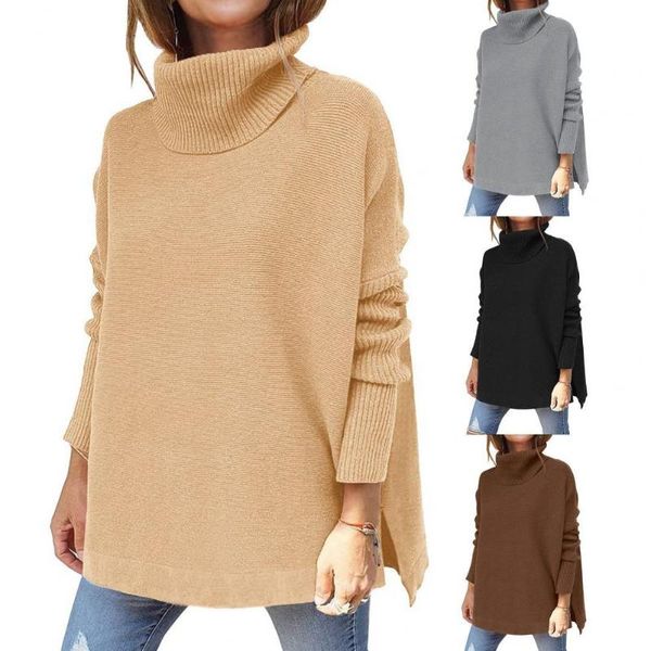 women's sweaters long sleeve solid color pullover sweater autumn winter women turtleneck batwing oversized lady clothing, White;black
women's sweaters long sleeve solid color pullover sweater autumn winter women turtleneck batwing oversized lady clothing, White;black