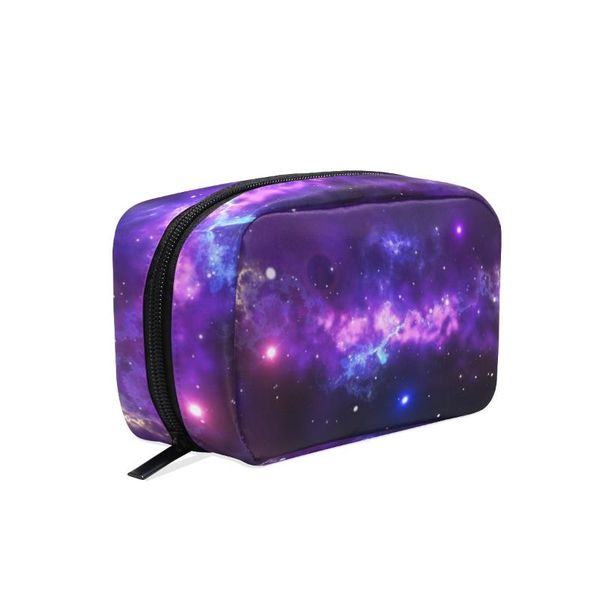 fengju makeup cosmetic bag portable toiletries bag fashionable square storage for girls lady woman purple blue nebula universe
fengju makeup cosmetic bag portable toiletries bag fashionable square storage for girls lady woman purple blue nebula universe
