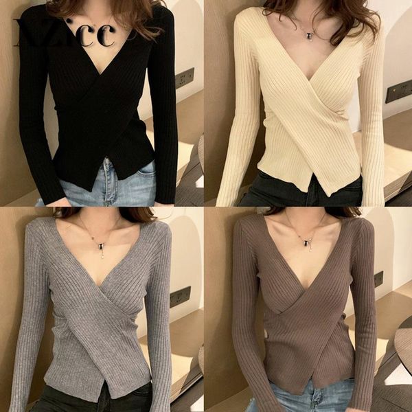 cross v-neck slim-fit sweater spring and autumn 2021 new korean style long-sleeved pullover bottoming sweater women's, White;black
cross v-neck slim-fit sweater spring and autumn 2021 new korean style long-sleeved pullover bottoming sweater women's, White;black