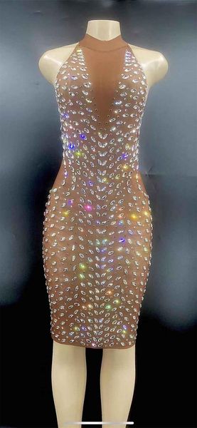 casual dresses sparkly rhinestones fashion women dress birthday evening club party see through mid-length crystals costume elegant, Black;gray
casual dresses sparkly rhinestones fashion women dress birthday evening club party see through mid-length crystals costume elegant, Black;gray