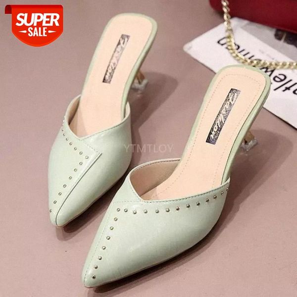 women thin shoes footwear pointed heels slippers female spring elegant slides zapatos de mujer sapatos femininos #7t05, Black
women thin shoes footwear pointed heels slippers female spring elegant slides zapatos de mujer sapatos femininos #7t05, Black