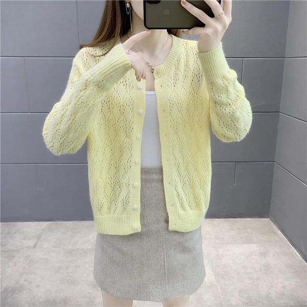 women's knits & tees cardigan sweater knitted hollow autumn fashion woman coats plus size, White
women's knits & tees cardigan sweater knitted hollow autumn fashion woman coats plus size, White