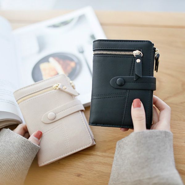 women wallets leather coin pocket hasp card holder money bag casual short ladies folding multifunction clutch phone wallet purse, Black;red
women wallets leather coin pocket hasp card holder money bag casual short ladies folding multifunction clutch phone wallet purse, Black;red