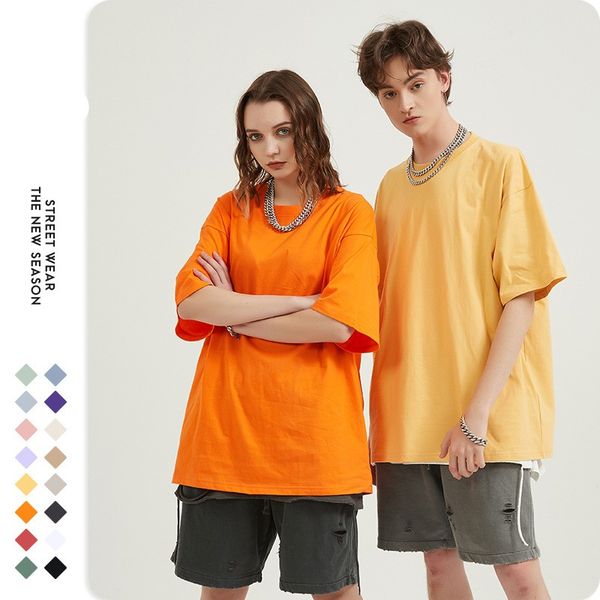 16 colors main push 190g loose oversize men's cotton t-shirt short sleeve blank solid color t-shirt custom manufacturer, White;black
16 colors main push 190g loose oversize men's cotton t-shirt short sleeve blank solid color t-shirt custom manufacturer, White;black