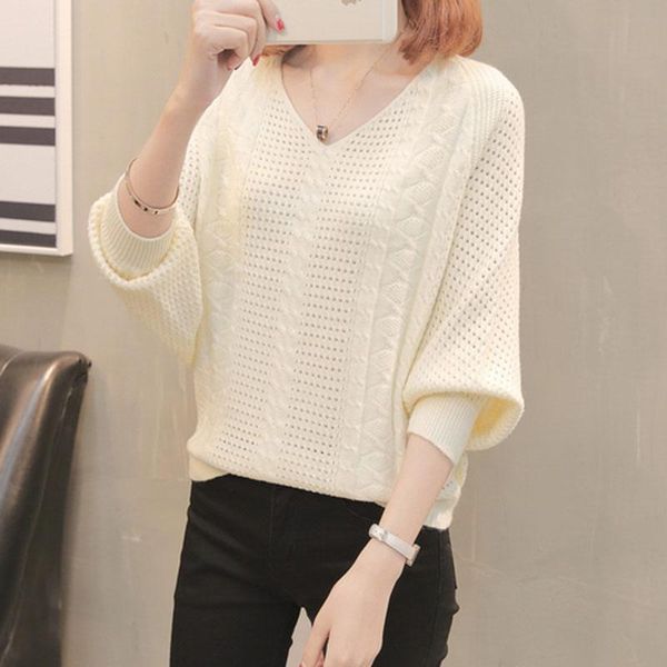 women's sweaters hollow out long sleeve summer pullovers and women fashion knitted ladies pull 2021 pullover jumper female, White;black
women's sweaters hollow out long sleeve summer pullovers and women fashion knitted ladies pull 2021 pullover jumper female, White;black