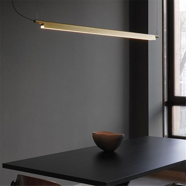 pendant lamps modern simple office led lights luxury dining room restaurant kitchen hanging aluminum strip lamp
pendant lamps modern simple office led lights luxury dining room restaurant kitchen hanging aluminum strip lamp