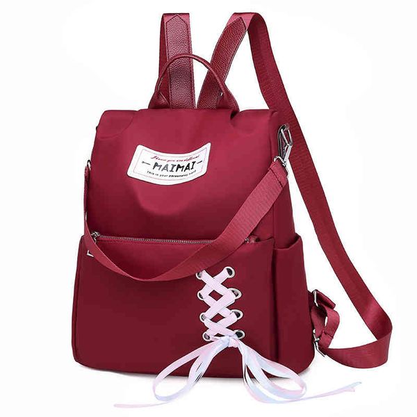 handbag oxford cloth ribbon backpack korean fashion multifunctional leisure anti-theft waterproof, Black;red
handbag oxford cloth ribbon backpack korean fashion multifunctional leisure anti-theft waterproof, Black;red