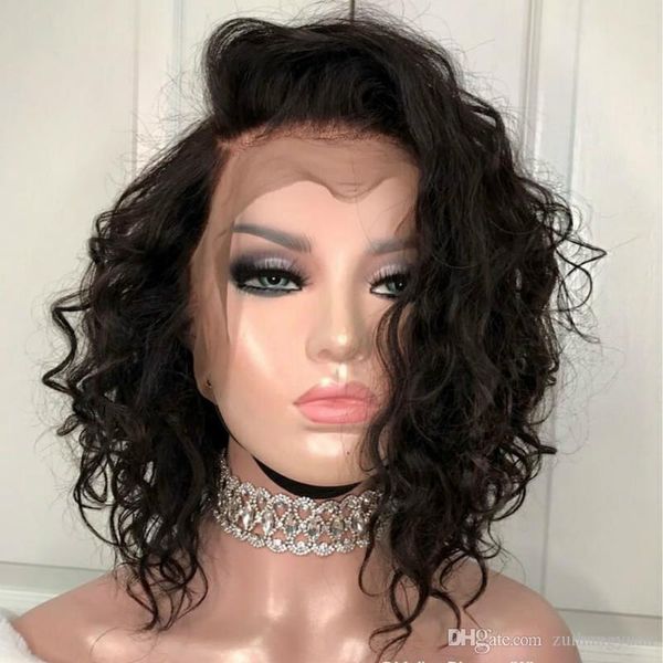wavy short bob 14 inch front roll lace reality wig black women pre-picked full frontal baby hair remy brazil, Black;brown
wavy short bob 14 inch front roll lace reality wig black women pre-picked full frontal baby hair remy brazil, Black;brown