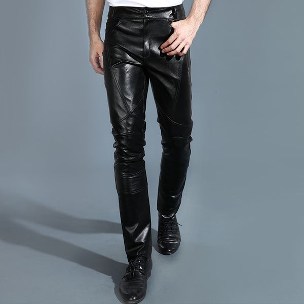 2021 new men genuine autumn winter fashionable slim trousers the first layer cowhide fleece leather pants youthful gpxn, Black
2021 new men genuine autumn winter fashionable slim trousers the first layer cowhide fleece leather pants youthful gpxn, Black