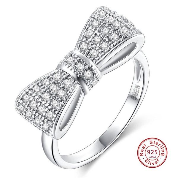 wedding rings 925 sterling silver sparkling bow knot stackable ring micro pave cz for women valentine's day gift jewelry, Slivery;golden
wedding rings 925 sterling silver sparkling bow knot stackable ring micro pave cz for women valentine's day gift jewelry, Slivery;golden