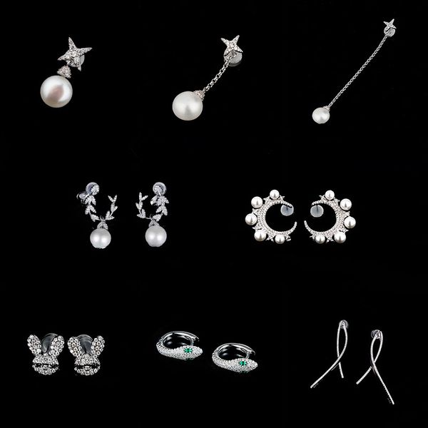 s925 sterling silver star moon dangle single stud petal pearl rabbit simple line earrings personality high fashion luxury jewelry monaco ear
s925 sterling silver star moon dangle single stud petal pearl rabbit simple line earrings personality high fashion luxury jewelry monaco ear