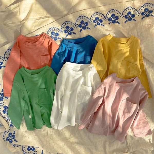 milancel spring new kids clothing candy color boys base shirt front pocket brief girls blouse 210306, White;black
milancel spring new kids clothing candy color boys base shirt front pocket brief girls blouse 210306, White;black