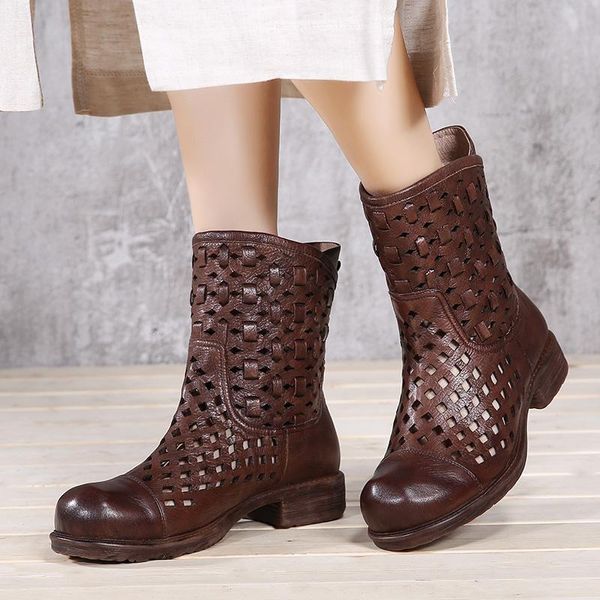 boots 2021 vallu cool shoes woman genuine leather hollow out square low heels slip on mid calf ladies summer sandals, Black
boots 2021 vallu cool shoes woman genuine leather hollow out square low heels slip on mid calf ladies summer sandals, Black