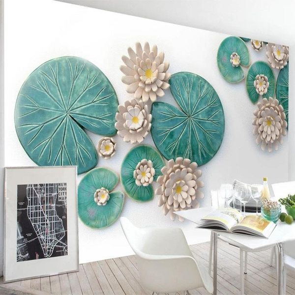 wallpapers custom po wallpaper 3d relief lotus leaf background wall mural living room tv sofa bedroom home decor papel de parede fresco
wallpapers custom po wallpaper 3d relief lotus leaf background wall mural living room tv sofa bedroom home decor papel de parede fresco