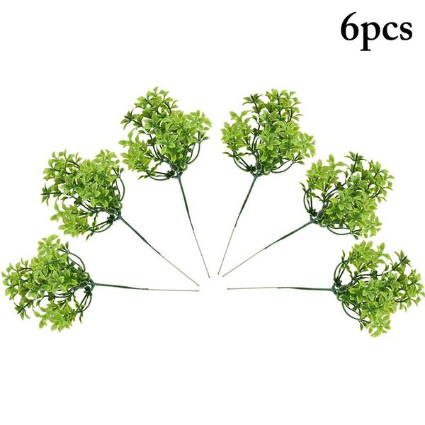 6 branches artificial greenery plants lifelike faux plastic plants office ornaments wedding party decor home garden decorations
6 branches artificial greenery plants lifelike faux plastic plants office ornaments wedding party decor home garden decorations