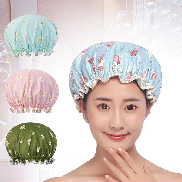 shower caps women double-layer bath cap waterproof hair salon elastic thicken hat satin bonnet accessories
shower caps women double-layer bath cap waterproof hair salon elastic thicken hat satin bonnet accessories