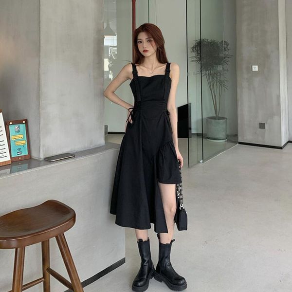 asymmetric black dress off shoulder women's clothing strapless summer style ruffles bandage dresses streetwear new fashion, Black;gray
asymmetric black dress off shoulder women's clothing strapless summer style ruffles bandage dresses streetwear new fashion, Black;gray