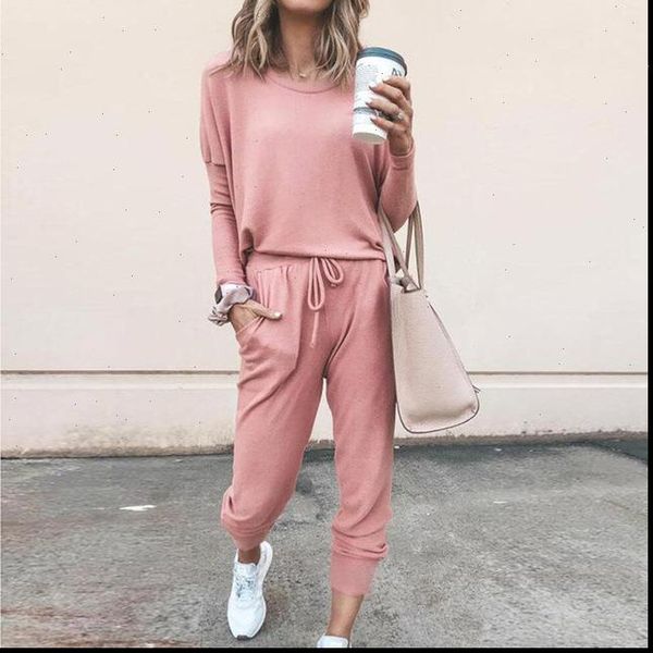 for vip, 2021 autumn new womens clothes loose o neck solid color casual cropped pants suit elastic band plus size, Gray
for vip, 2021 autumn new womens clothes loose o neck solid color casual cropped pants suit elastic band plus size, Gray