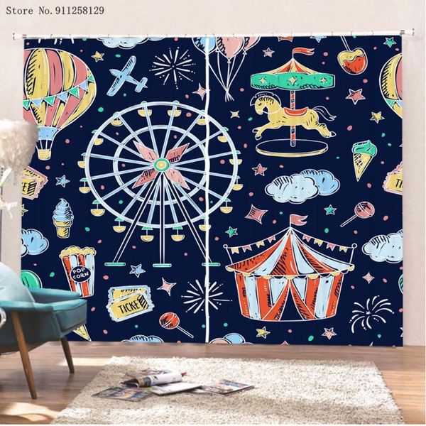curtain & drapes 2/3 pieces ferris wheel playground bedding set 3d print air balloon carousel duvet cover twin single queen bed quilt
curtain & drapes 2/3 pieces ferris wheel playground bedding set 3d print air balloon carousel duvet cover twin single queen bed quilt