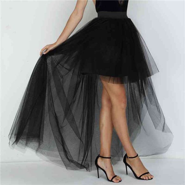 High Waist Irregular Tulle Skirt Fashion Long Black Tutu Skirt Ball Gown For Wedding Woman Saias Faldas Mujer Moda
High Waist Irregular Tulle Skirt Fashion Long Black Tutu Skirt Ball Gown For Wedding Woman Saias Faldas Mujer Moda