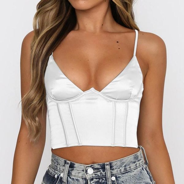 women's tanks & camis slim elastic corset v-neck cropped women clothes summer flower print sling short female basic camisole, White
women's tanks & camis slim elastic corset v-neck cropped women clothes summer flower print sling short female basic camisole, White