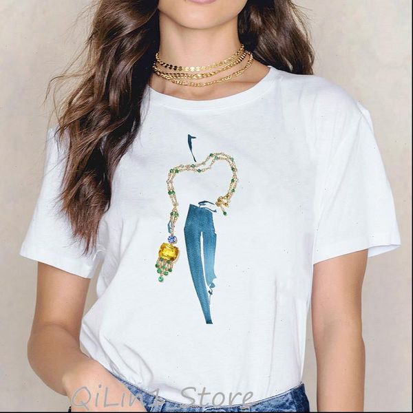 2021 vogue women t shirt summer fashion paris style femme harajuku shirt novelty design female t shirt wholesale, White
2021 vogue women t shirt summer fashion paris style femme harajuku shirt novelty design female t shirt wholesale, White