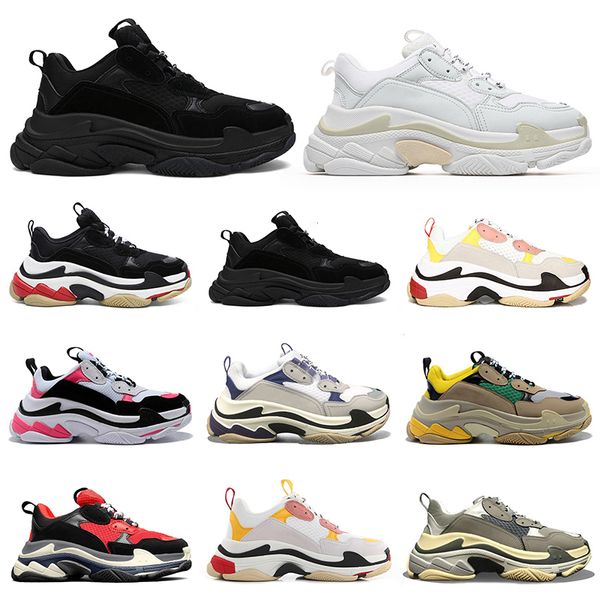 fashion triple s men women casual shoes platform sneakers black white bred beige pink grey mens womens flat outdoor trainers jogging walking, White;red
fashion triple s men women casual shoes platform sneakers black white bred beige pink grey mens womens flat outdoor trainers jogging walking, White;red