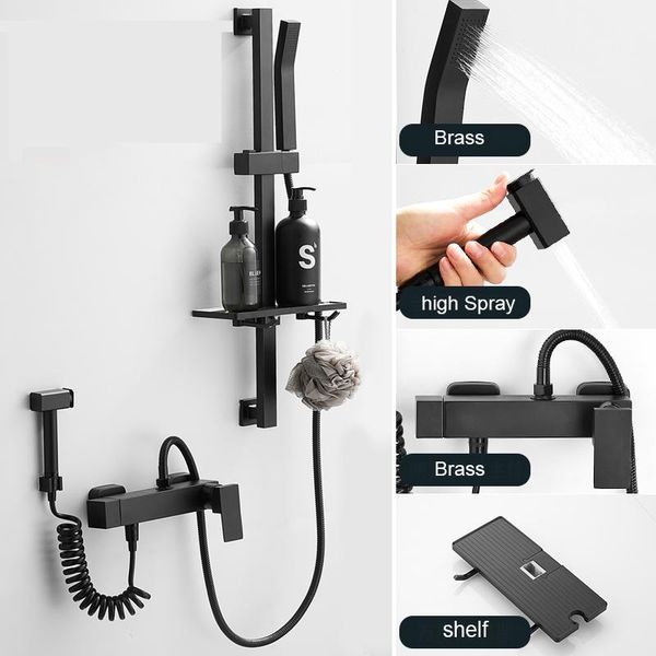 bathroom shower sets black faucet cold and can be installed at any height simple bathtub wall mounted
bathroom shower sets black faucet cold and can be installed at any height simple bathtub wall mounted