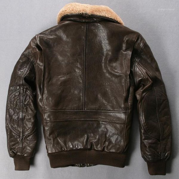 air avirex force flight jacket fur collar genuine leather men black brown sheepskin coat winter bomber male men's & faux
air avirex force flight jacket fur collar genuine leather men black brown sheepskin coat winter bomber male men's & faux