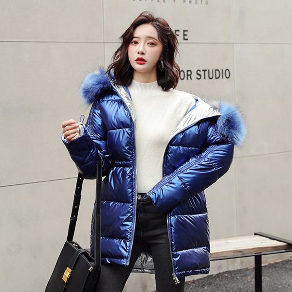 2021 New Silver leather collar mid-length woman down woman's warm cotton coat for the winter women's jacket with hoodie parker 8UPW, Black
2021 New Silver leather collar mid-length woman down woman's warm cotton coat for the winter women's jacket with hoodie parker 8UPW, Black