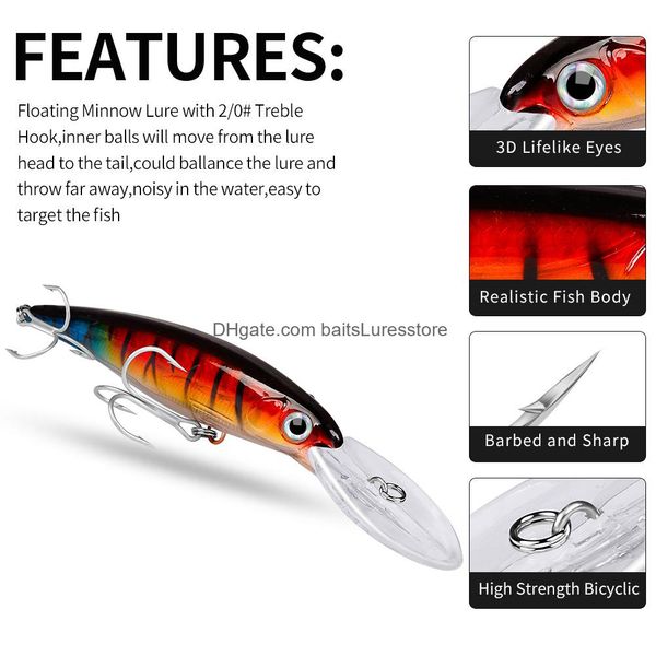 baits lures floating shaped fishing tackle hooks 16.5cm 33.4g 3d bait baitsluresstore jllirq
baits lures floating shaped fishing tackle hooks 16.5cm 33.4g 3d bait baitsluresstore jllirq