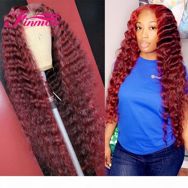deep wave burgundy 360 lace frontal wig brazilian remy 99j red lace front human hair wigs highlight closure wig for women 150%, Black
deep wave burgundy 360 lace frontal wig brazilian remy 99j red lace front human hair wigs highlight closure wig for women 150%, Black