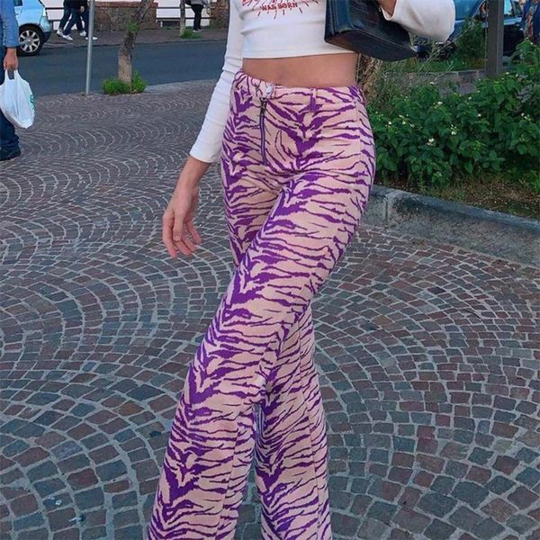 women's pants & capris women high waist zipper straight vintage casual loose streetwear zebra stripe printed trousers, Black;white
women's pants & capris women high waist zipper straight vintage casual loose streetwear zebra stripe printed trousers, Black;white