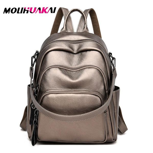 outdoor bags multi-layer pocket women leather backpacks vintage backpack for girls school bag travel bagpack ladies back pack
outdoor bags multi-layer pocket women leather backpacks vintage backpack for girls school bag travel bagpack ladies back pack