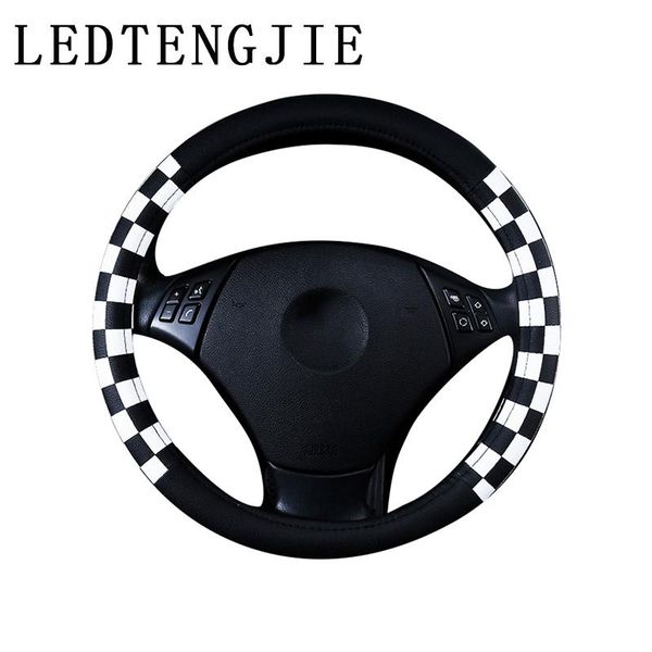 steering wheel covers ledtengjie 38cm four seasons general motors cover fashion mesh black and white leather car interior accessories
steering wheel covers ledtengjie 38cm four seasons general motors cover fashion mesh black and white leather car interior accessories