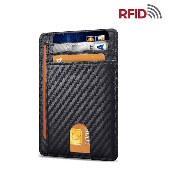 thinkthendo slim rfid blocking leather wallet minimalist credit card money purse holder fashion bag holds up to qylwsg 
thinkthendo slim rfid blocking leather wallet minimalist credit card money purse holder fashion bag holds up to qylwsg