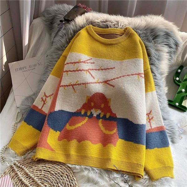 mozuleva autumn winter cartoon printed o-neck full sleeve sweater for women female regular knitted sweater pullovers femme 210706, White;black
mozuleva autumn winter cartoon printed o-neck full sleeve sweater for women female regular knitted sweater pullovers femme 210706, White;black